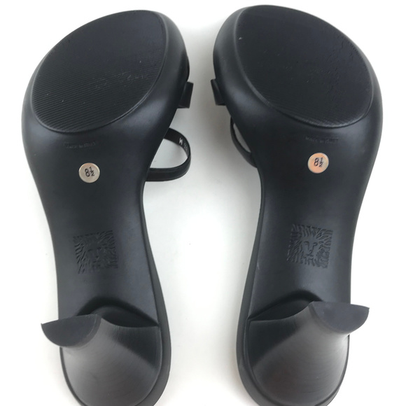 Anne Klein Slide Sandals Size 8.5 Women Kiten Heel - Picture 6 of 8